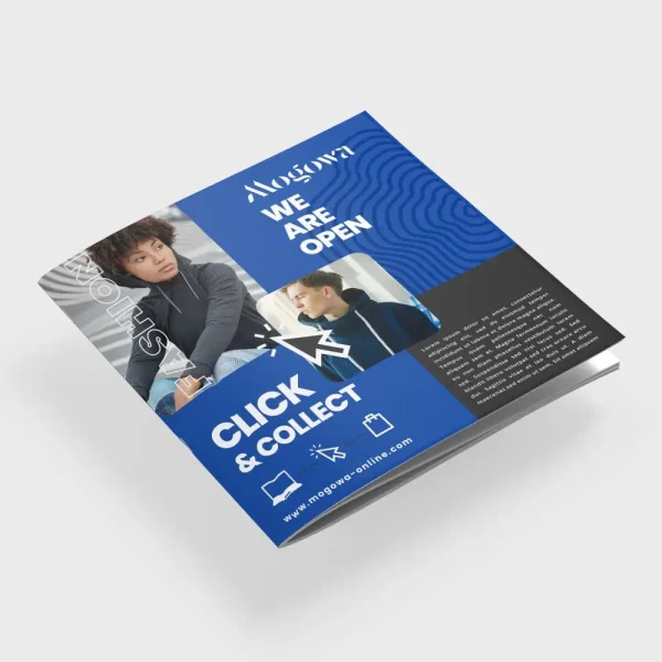 Stapled booklet sample